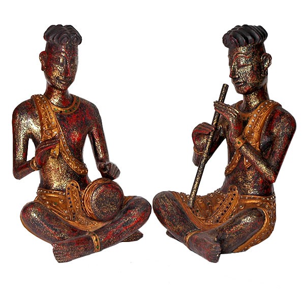 Skulptur 'Zwei Musikanten'